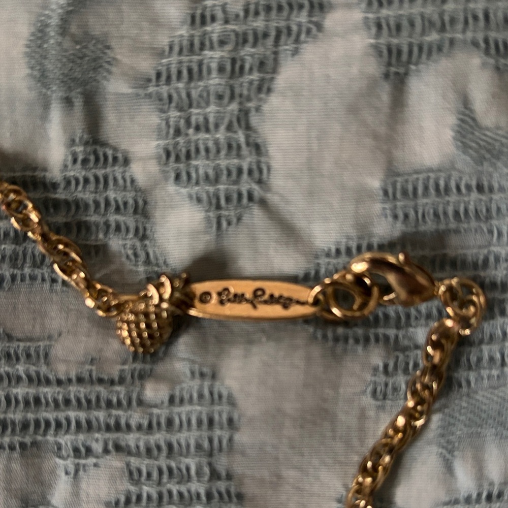 Lilly Pulitzer Gold Seahorse Necklace - Picture 2 of 3